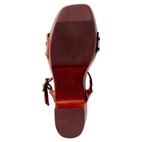 NWOT Madden NYC Lifft Faux Leather Platform Sandals in Cognac Women's size 6 - Picture 8 of 15
